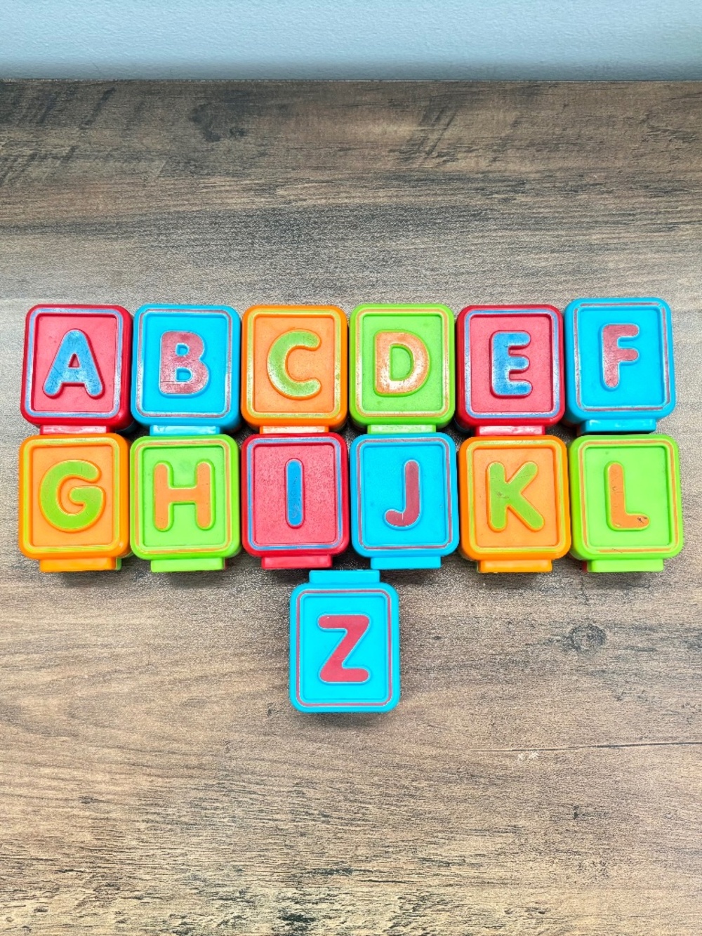 V-Tech Sit to Stand Alphabet Train Replacement Double Sided Blocks Complete 13